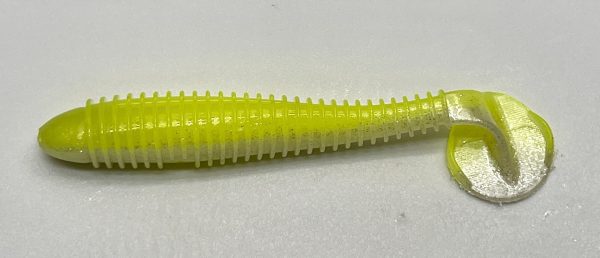 Chartreuese White Belly - Paddle Tails