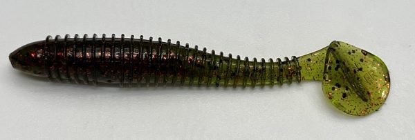 Watermelon Red Flake - Paddle Tails