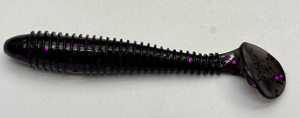Black Purple Flake - Paddle Tails