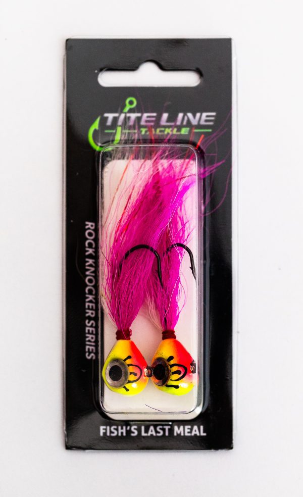 Pink Shiner - BuckTail Jig (Rock Knocker Series) - Image 5