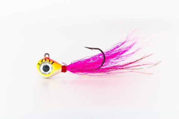Pink Shiner - BuckTail Jig (Rock Knocker Series)