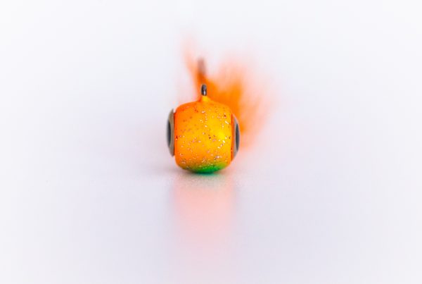 Orange - BuckTail Jig (Rock Knocker Series) - Image 3