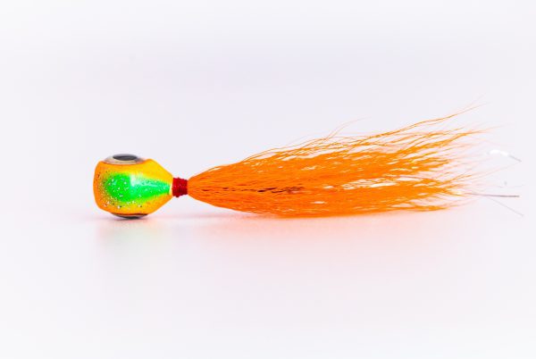 Orange - BuckTail Jig (Rock Knocker Series) - Image 4