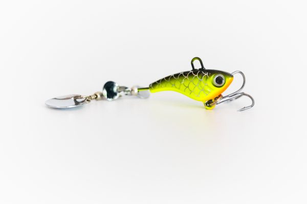 Chartreuse Shad  - Rip N Spin (Rock Knocker Series) - Image 3