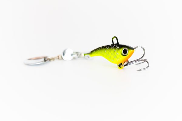 Chartreuse Shad  - Rip N Spin (Rock Knocker Series) - Image 4