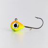 Chartreuse/Orange - Rockin Jig Head (Rock Knocker Series)