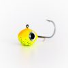 Chartreuse/Orange - Rockin Jig Head (Rock Knocker Series) - Image 4